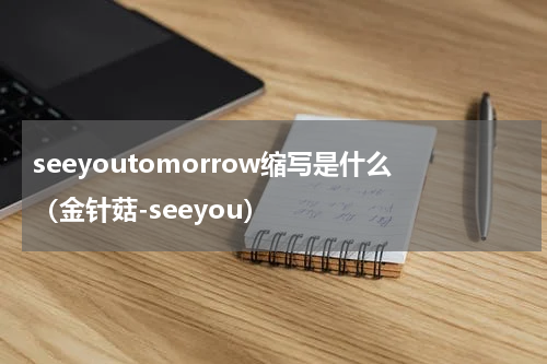 seeyoutomorrow缩写是什么（金针菇-seeyou）