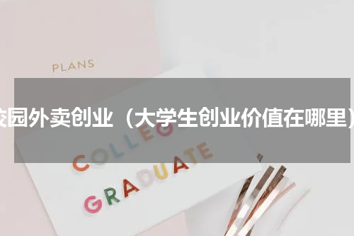 校园外卖创业（大学生创业价值在哪里）