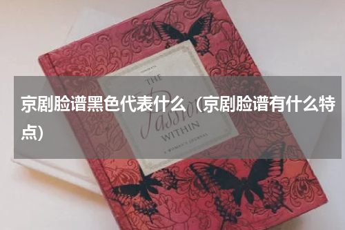 京剧脸谱黑色代表什么（京剧脸谱有什么特点）