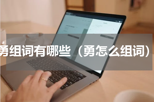 勇组词有哪些（勇怎么组词）
