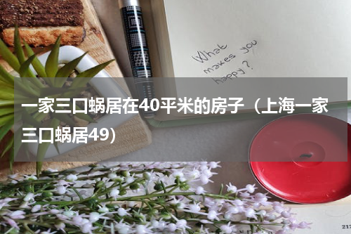 一家三口蜗居在40平米的房子（上海一家三口蜗居49）