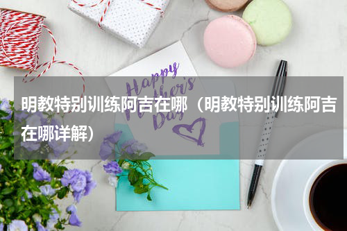 明教特别训练阿吉在哪（明教特别训练阿吉在哪详解）