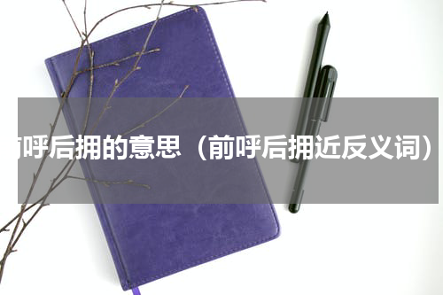 前呼后拥的意思（前呼后拥近反义词）