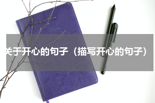 关于开心的句子（描写开心的句子）