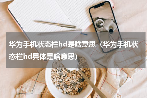 华为手机状态栏hd是啥意思（华为手机状态栏hd具体是啥意思）