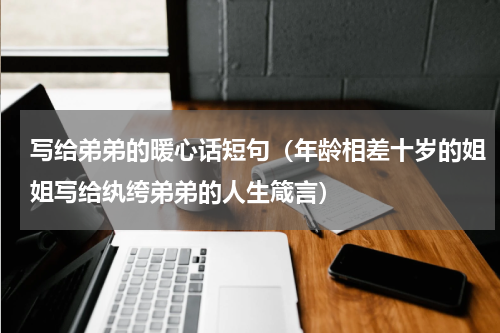 写给弟弟的暖心话短句（年龄相差十岁的姐姐写给纨绔弟弟的人生箴言）