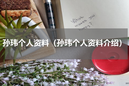 孙玮个人资料（孙玮个人资料介绍）