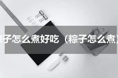 粽子怎么煮好吃（粽子怎么煮）