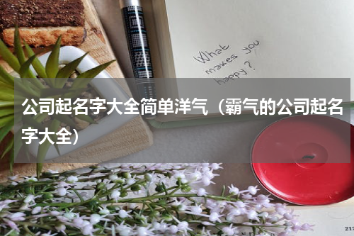 公司起名字大全简单洋气（霸气的公司起名字大全）