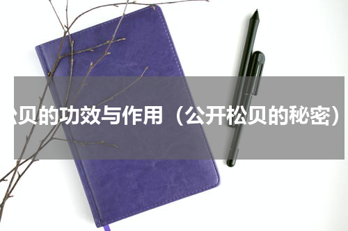 松贝的功效与作用（公开松贝的秘密）