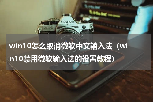 win10怎么取消微软中文输入法（win10禁用微软输入法的设置教程）