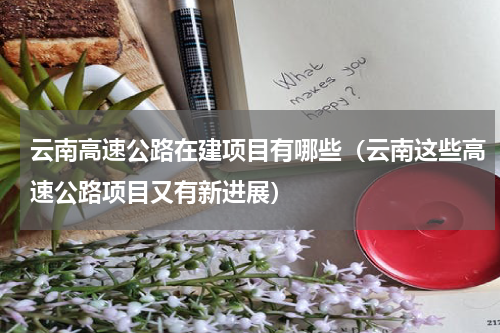 云南高速公路在建项目有哪些（云南这些高速公路项目又有新进展）