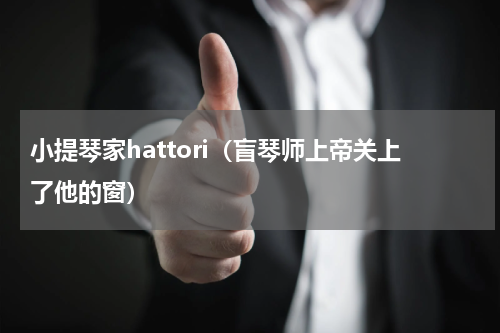 小提琴家hattori（盲琴师上帝关上了他的窗）