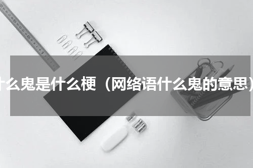 什么鬼是什么梗（网络语什么鬼的意思）