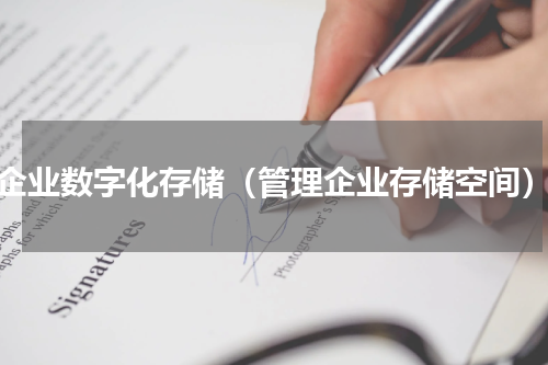 企业数字化存储（管理企业存储空间）