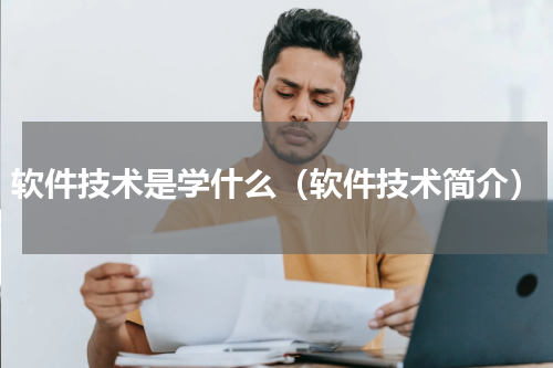 软件技术是学什么（软件技术简介）