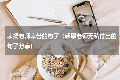 表扬老师辛苦的句子（感恩老师无私付出的句子分享）