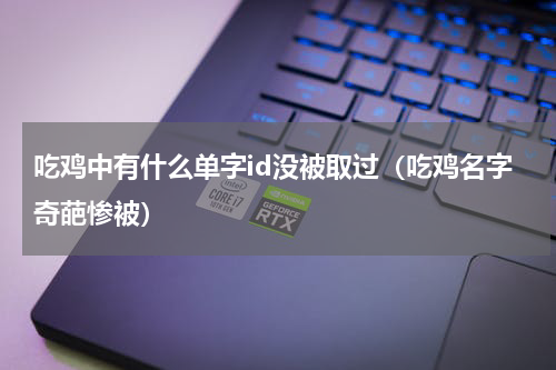 吃鸡中有什么单字id没被取过（吃鸡名字奇葩惨被）