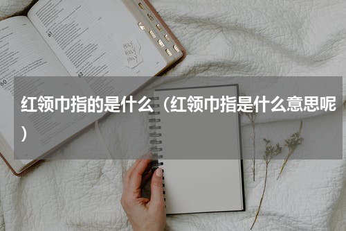 红领巾指的是什么（红领巾指是什么意思呢）
