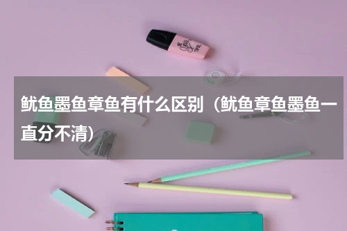 鱿鱼墨鱼章鱼有什么区别（鱿鱼章鱼墨鱼一直分不清）