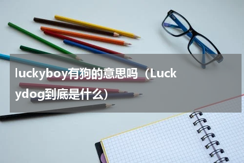 luckyboy有狗的意思吗（Luckydog到底是什么）