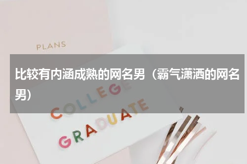 比较有内涵成熟的网名男（霸气潇洒的网名男）