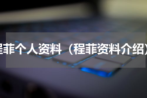 程菲个人资料（程菲资料介绍）