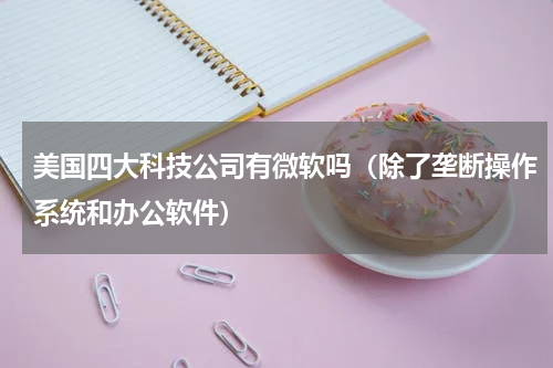 美国四大科技公司有微软吗（除了垄断操作系统和办公软件）
