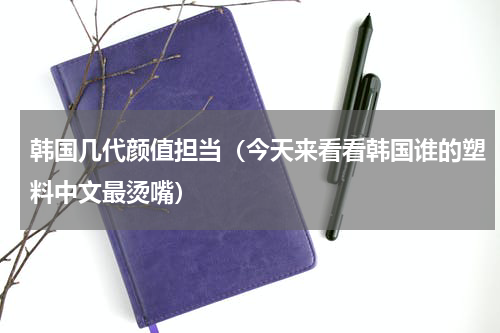 韩国几代颜值担当（今天来看看韩国谁的塑料中文最烫嘴）