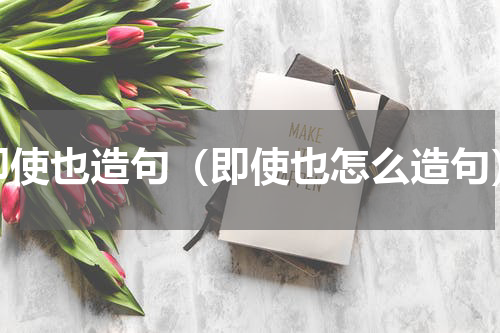 即使也造句（即使也怎么造句）