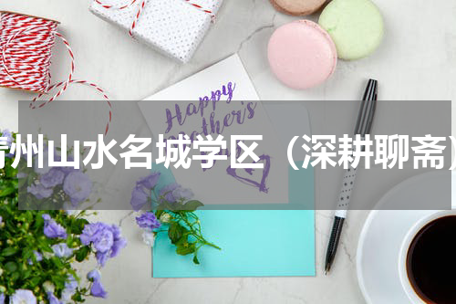 青州山水名城学区（深耕聊斋）