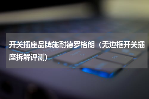 开关插座品牌施耐德罗格朗（无边框开关插座拆解评测）