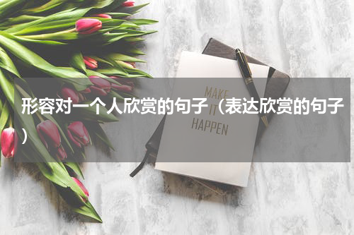 形容对一个人欣赏的句子（表达欣赏的句子）