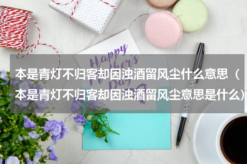 本是青灯不归客却因浊酒留风尘什么意思（本是青灯不归客却因浊酒留风尘意思是什么）