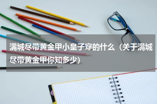 满城尽带黄金甲小皇子穿的什么（关于满城尽带黄金甲你知多少）
