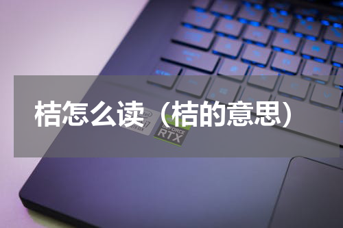 桔怎么读（桔的意思）