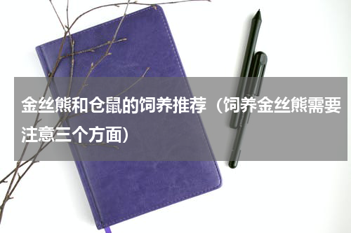 金丝熊和仓鼠的饲养推荐（饲养金丝熊需要注意三个方面）