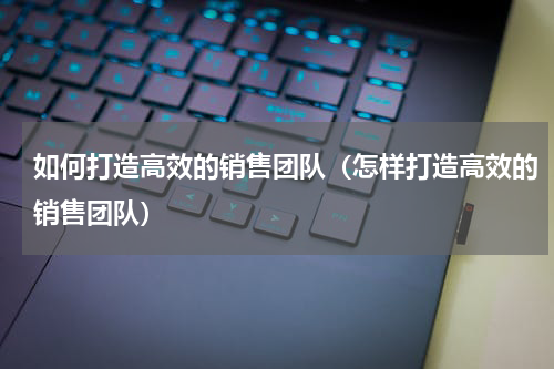 如何打造高效的销售团队（怎样打造高效的销售团队）