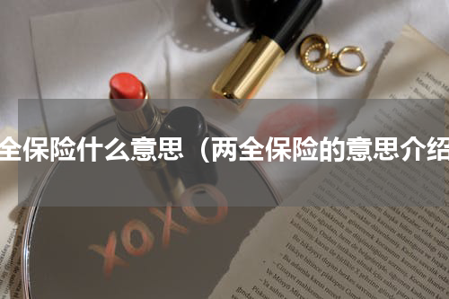 两全保险什么意思（两全保险的意思介绍）