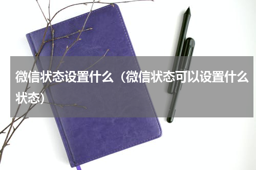 微信状态设置什么（微信状态可以设置什么状态）