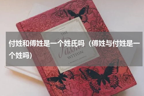 付姓和傅姓是一个姓氏吗（傅姓与付姓是一个姓吗）