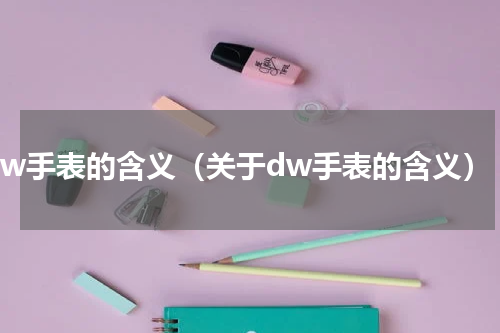 dw手表的含义（关于dw手表的含义）