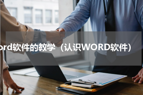 word软件的教学（认识WORD软件）