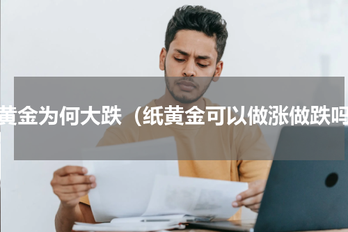 纸黄金为何大跌（纸黄金可以做涨做跌吗）