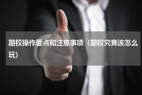 期权操作要点和注意事项（期权究竟该怎么玩）