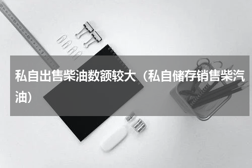 私自出售柴油数额较大（私自储存销售柴汽油）
