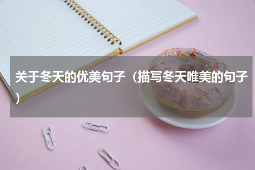 关于冬天的优美句子（描写冬天唯美的句子）