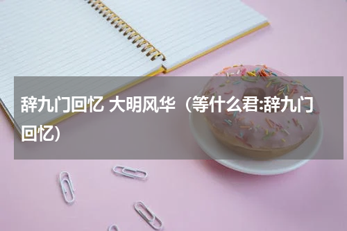 辞九门回忆 大明风华（等什么君:辞九门回忆）