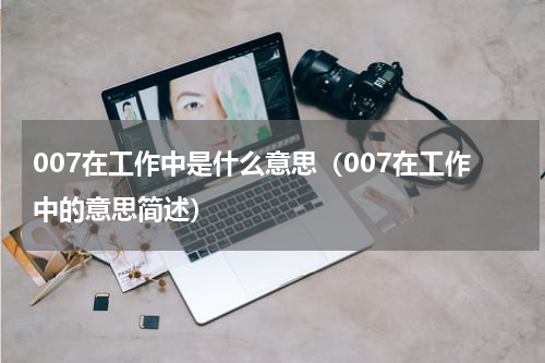 007在工作中是什么意思（007在工作中的意思简述）