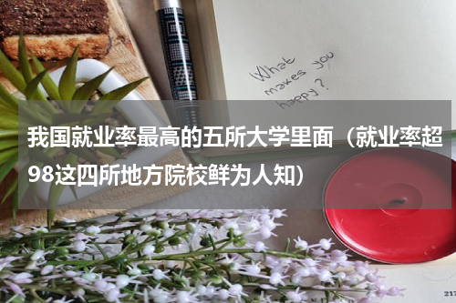 我国就业率最高的五所大学里面（就业率超98这四所地方院校鲜为人知）